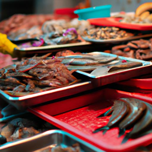 Chợ địa phương sôi động, bán đủ loại hải sản tươi sống ở Đà Nẵng