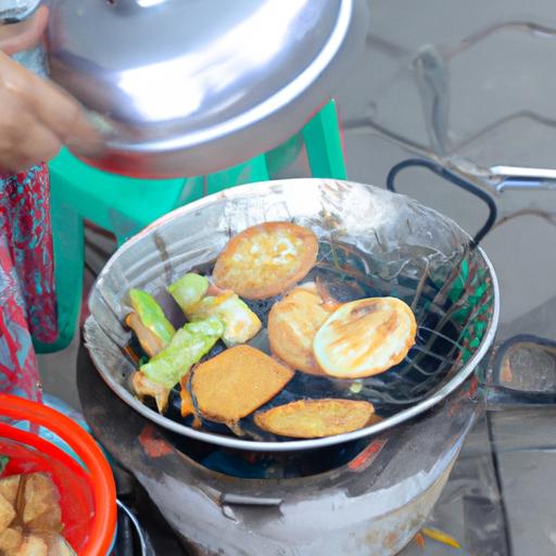 Quầy ăn đường phố địa phương ở Bình Thuận với những món đặc sản ngon miệng