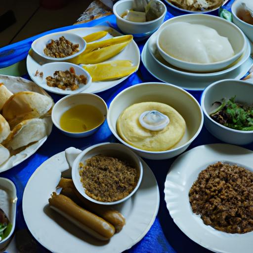 Bữa sáng đầy đủ và đặc trưng ẩm thực địa phương tại Sơn La